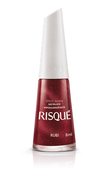 ESMALTE RISQUE METALICO RUBI 8ML