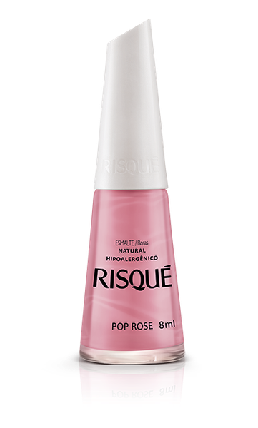 ESMALTE RISQUE NATURAL POP ROSE 8ML