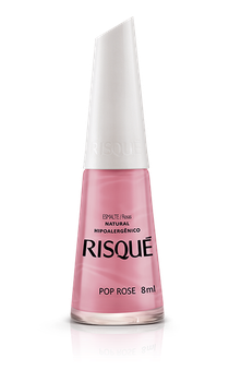 ESMALTE RISQUE NATURAL POP ROSE 8ML