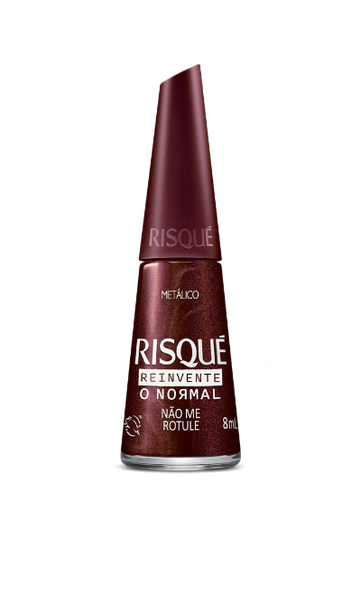 ESMALTE RISQUE METALICO REINVENTE O NORMAL NAO ME ROTULE 8ML
