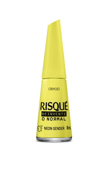 ESMALTE RISQUE CREMOSO REINVENTE O NORMAL NEON GENDER 8ML