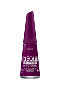 ESMALTE RISQUE CREMOSO REINVENTE O NORMAL POLITICAMENTE COLORIDA 8ML