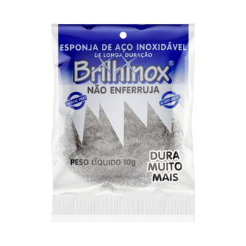 ESPONJA ACO BRILHINOX INOX 10G