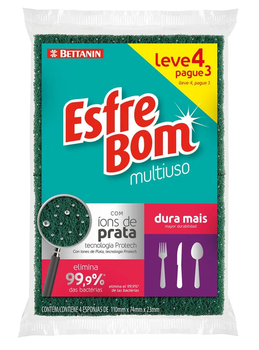 ESPONJA BETTANIN ESFREBOM MULTIUSO LEVE 4 PAGUE 3