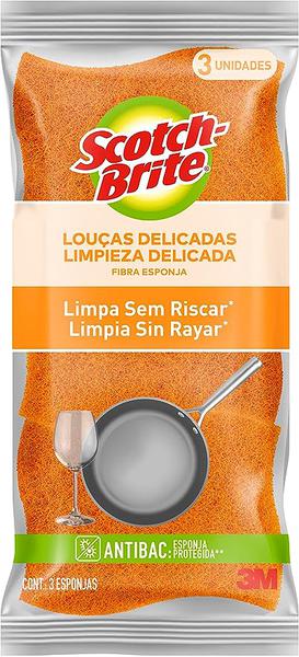 ESPONJA SCOTCH-BRITE NAO RISCA C/3
