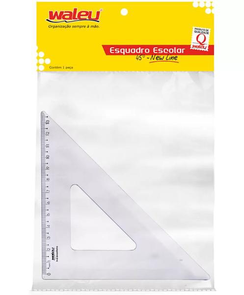 ESQUADRO WALEU PLASTICO 45° REF.10070001
