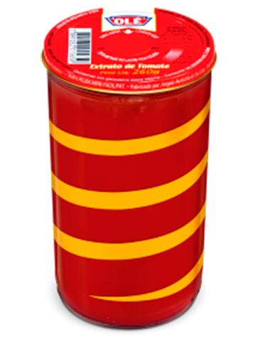 EXTRATO TOMATE OLE COPO DECORADO 260G