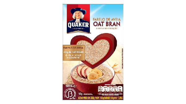 FARELO AVEIA QUAKER OAT BRAN 165G