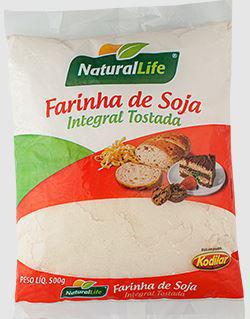 FARINHA SOJA NATURAL LIFE 500G