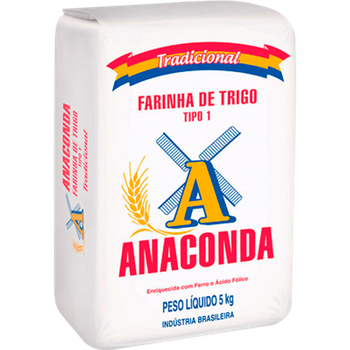 FARINHA TRIGO ANACONDA TRADICIONAL 5KG