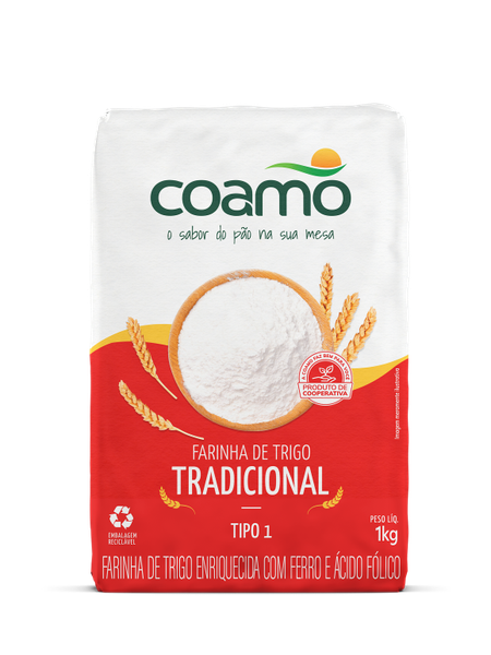 FARINHA TRIGO COAMO DOMESTICA TIPO 1 - 5KG