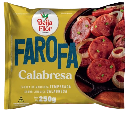 FAROFA MANDIOCA BEIJA FLOR CALABRESA 250G