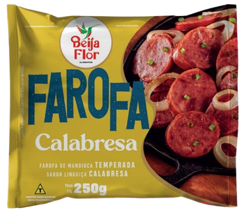 FAROFA MANDIOCA BEIJA FLOR CALABRESA 250G