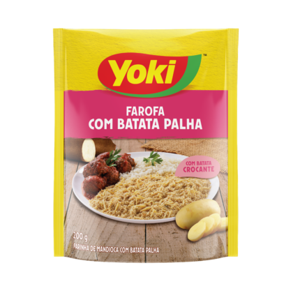FAROFA MANDIOCA YOKI C/BATATA PALHA 200G