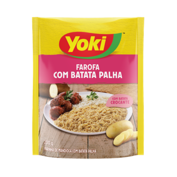 FAROFA MANDIOCA YOKI C/BATATA PALHA 200G