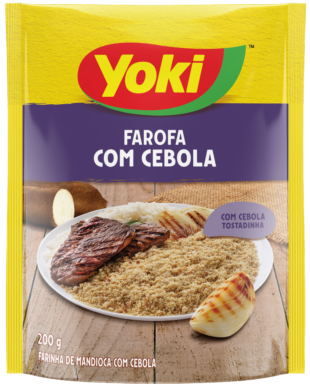 FAROFA MANDIOCA YOKI C/CEBOLA 200G