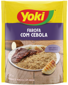 FAROFA MANDIOCA YOKI C/CEBOLA 200G
