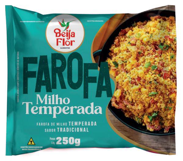 FAROFA MILHO BEIJA FLOR TEMPERADA 250G