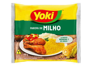 FAROFA MILHO YOKI TEMPERADA 400G