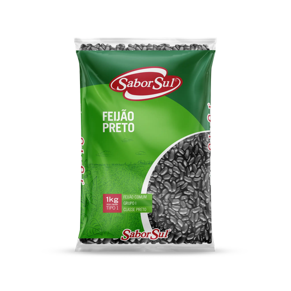 FEIJAO SABOR SUL PRETO TIPO 1 - 1KG