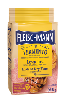 FERMENTO FLEISCHMANN BIOLOGICO/INSTANTANEO/SECO 500G
