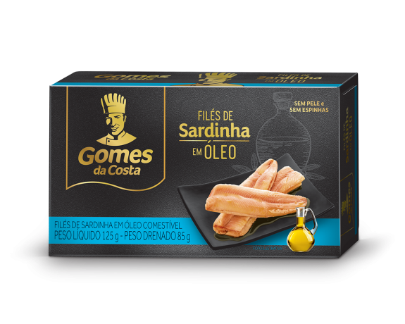 FILE SARDINHA GOMES DA COSTA C/OLEO 125G
