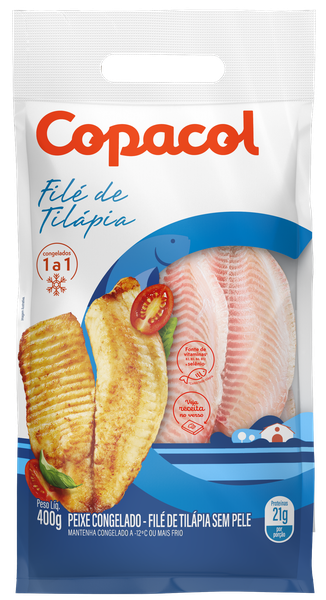 FILE TILAPIA COPACOL CONGELADO 400G