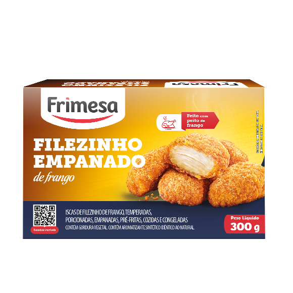 FILEZINHO FRIMESA FRANGO EMPANADO 300G