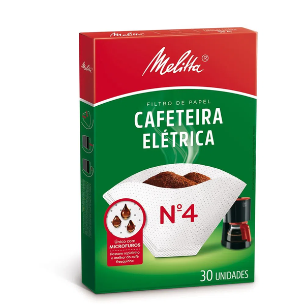 FILTRO PAPEL MELITTA CAFETEIRA ELETRICA N.4 C/30