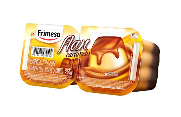 FLAN FRIMESA BAUNILHA C/CALDA DE CARAMELO 200G