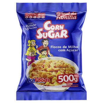 FLOCOS DE MILHO ALCAFOODS CORN SUGAR 500G