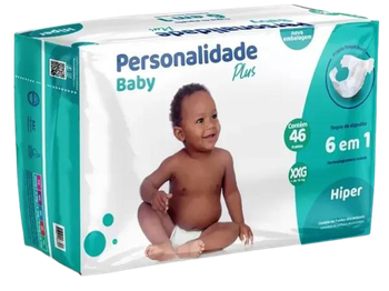 FRALDA DESCARTAVEL PERSONALIDADE BABY XXG C/46