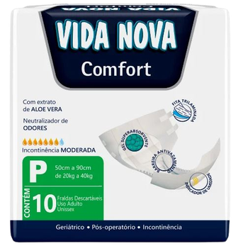 FRALDA GERIATRICA VIDA NOVA COMFORT P C/10