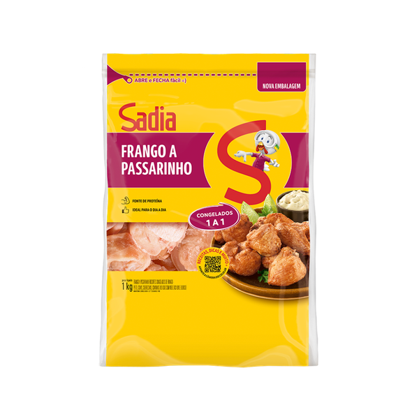 FRANGO A PASSARINHO SADIA CONGELADO 1KG