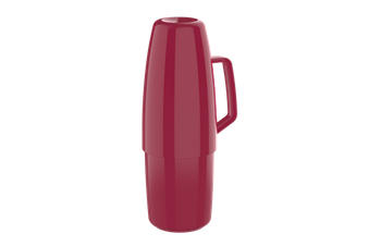 GARRAFA TERMICA SOPRANO LOTUS VERMELHA 1LT