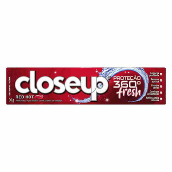 GEL DENTAL CLOSE UP PROTECAO 360 FRESH RED HOT 90G