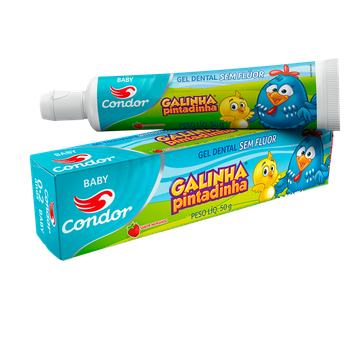 GEL DENTAL CONDOR BABY GALINHA PINTADINHA 50G