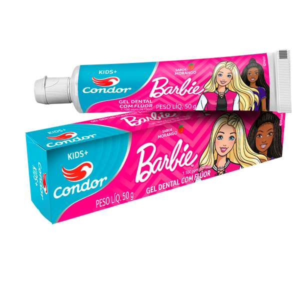 GEL DENTAL CONDOR KIDS MAIS BARBIE 50G