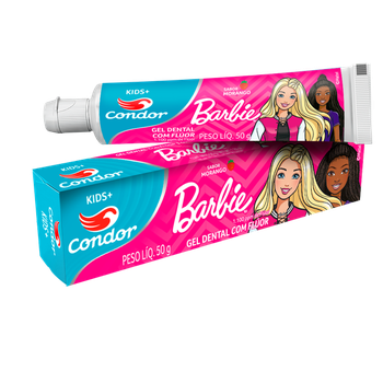 GEL DENTAL CONDOR KIDS MAIS BARBIE 50G