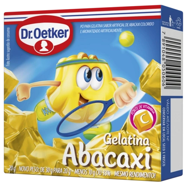 GELATINA DR.OETKER ABACAXI 20G