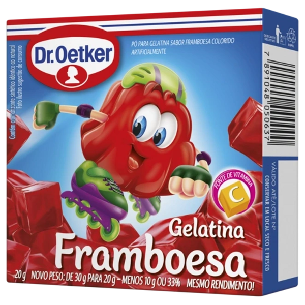 GELATINA DR.OETKER FRAMBOESA 20G