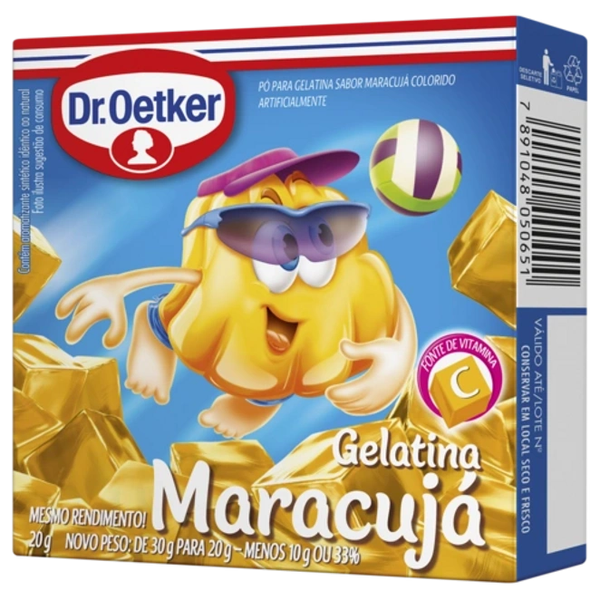 GELATINA DR.OETKER MARACUJA 20G