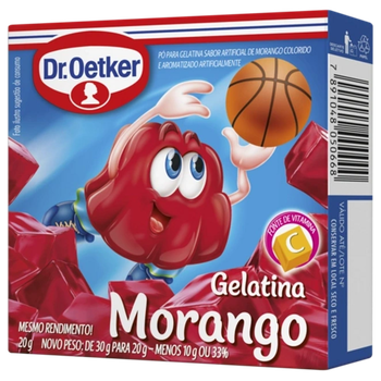 GELATINA DR.OETKER MORANGO 20G
