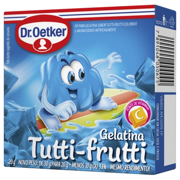 GELATINA DR.OETKER TUTTI-FRUTI 20G
