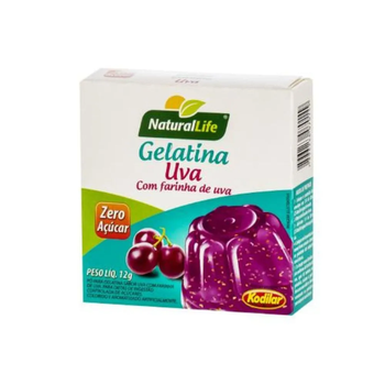 GELATINA NATURALLIFE ZERO UVA 12G