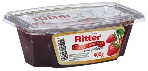GELEIA RITTER FRUTA MORANGO 400G