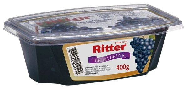 GELEIA RITTER FRUTA UVA 400G