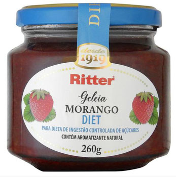 GELEIA RITTER PREMIUM DIET MORANGO 260G
