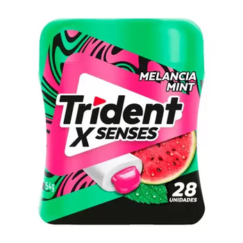 GOMA ADAMS TRIDENT MELANCIA/MENTA 54G