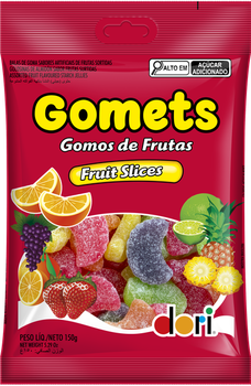GOMA DORI GOMETS GOMOS DE FRUTAS 150G